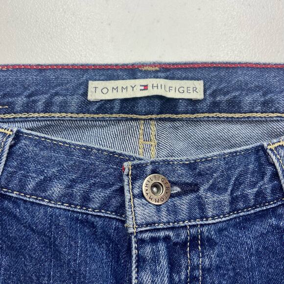 Tommy Hilfiger Vintage Straight Jeans‎ Women's 10 Long 90's Y2K Classic Preppy - Picture 6 of 13
